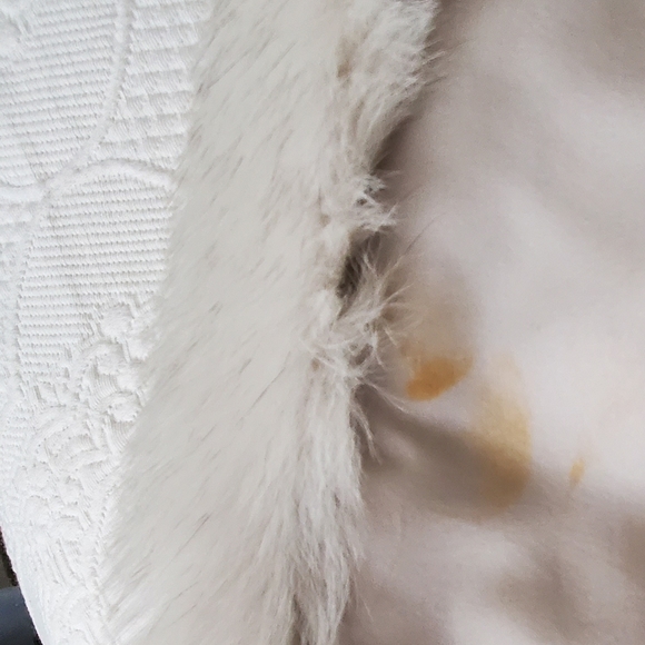 NATURAL SILVER BLUE FOX FUR JACKET     Wonderful Coat !! - Picture 5 of 8